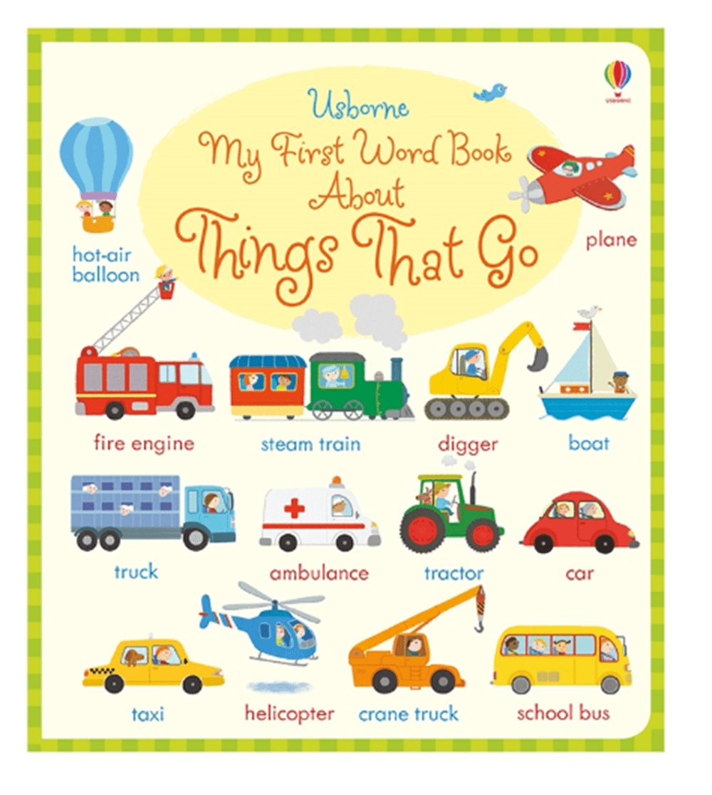 My First Word Book About Things That Go resmi