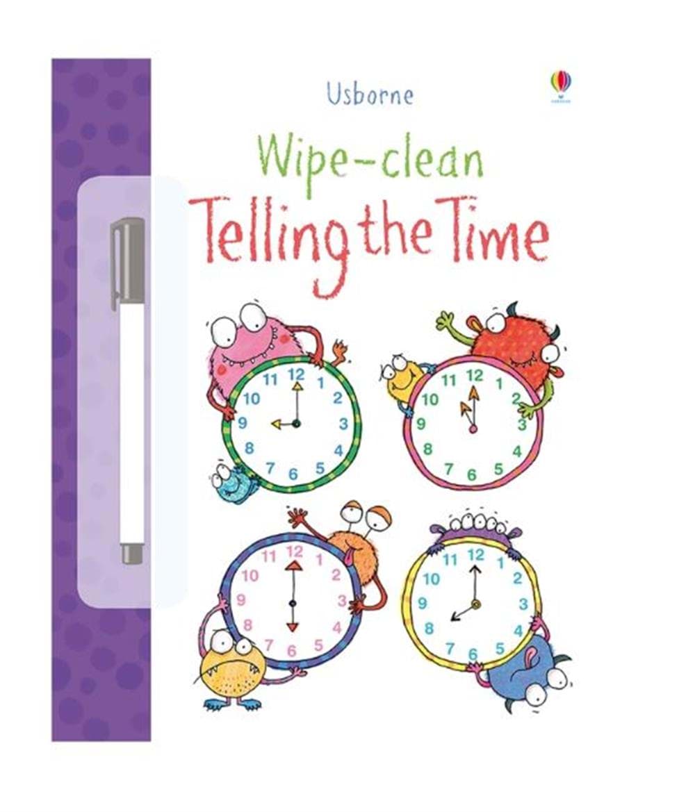 Wipe Clean Telling The Time resmi