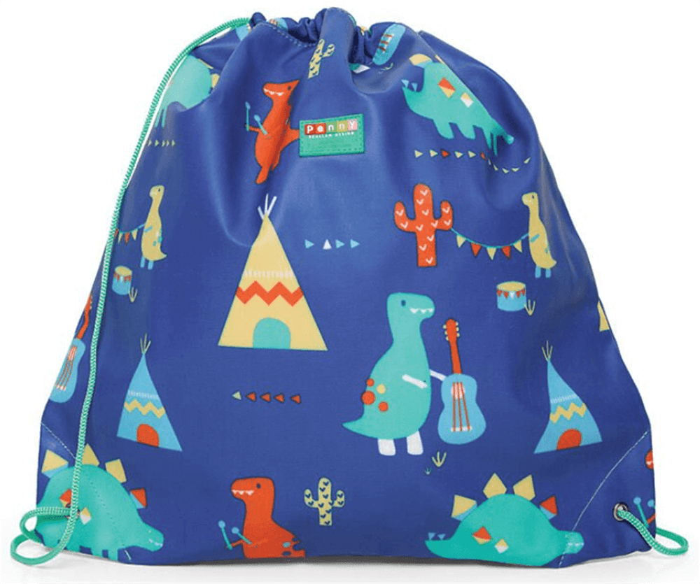 İpli Büzgülü Çanta Dino Rock resmi