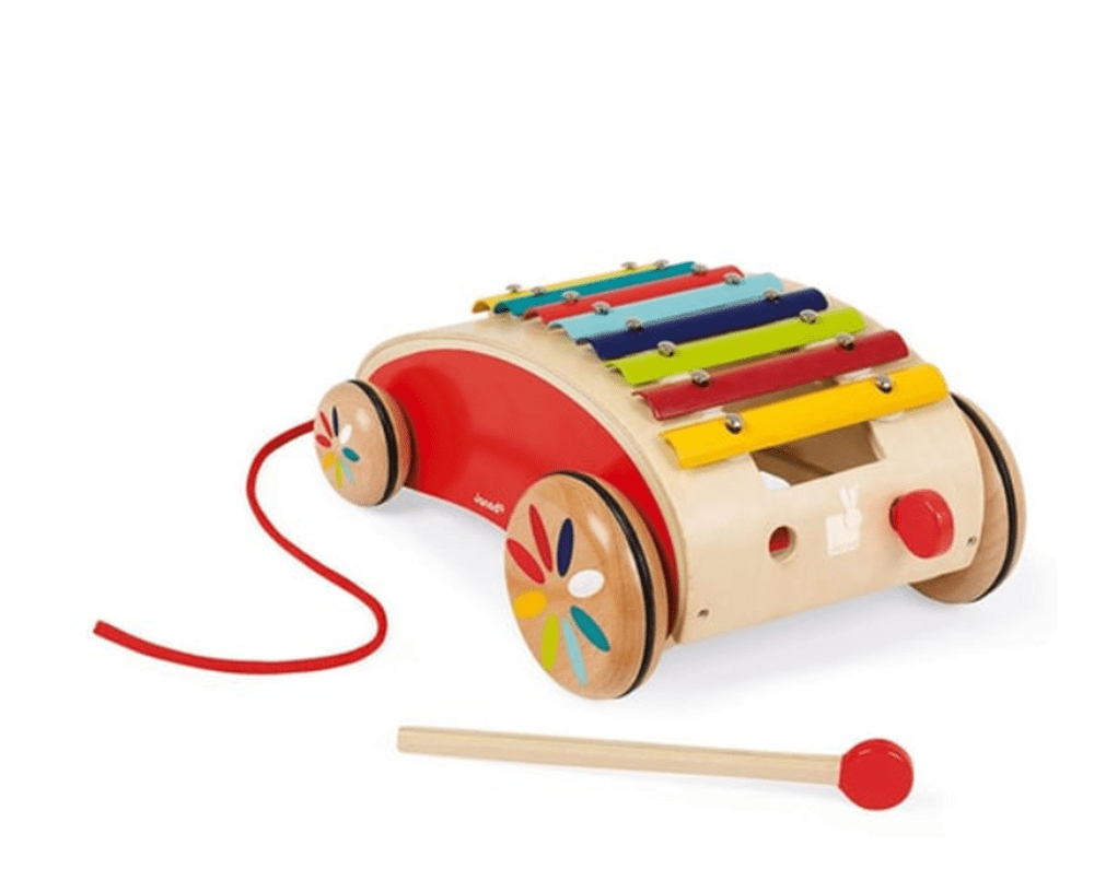 Janod Ahşap Çek Çek ve Ksilofon resmi