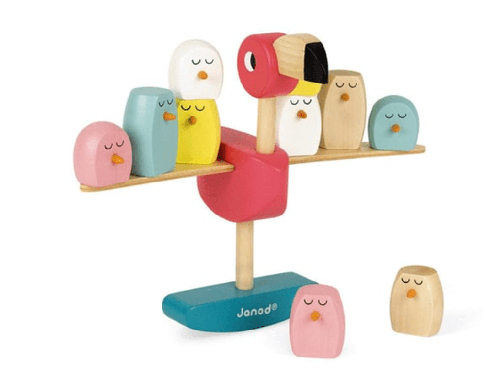 Janod Ahşap Flamingo Denge Oyuncağı resmi