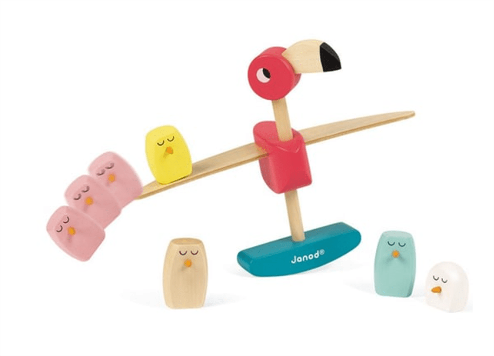 Janod Ahşap Flamingo Denge Oyuncağı resmi