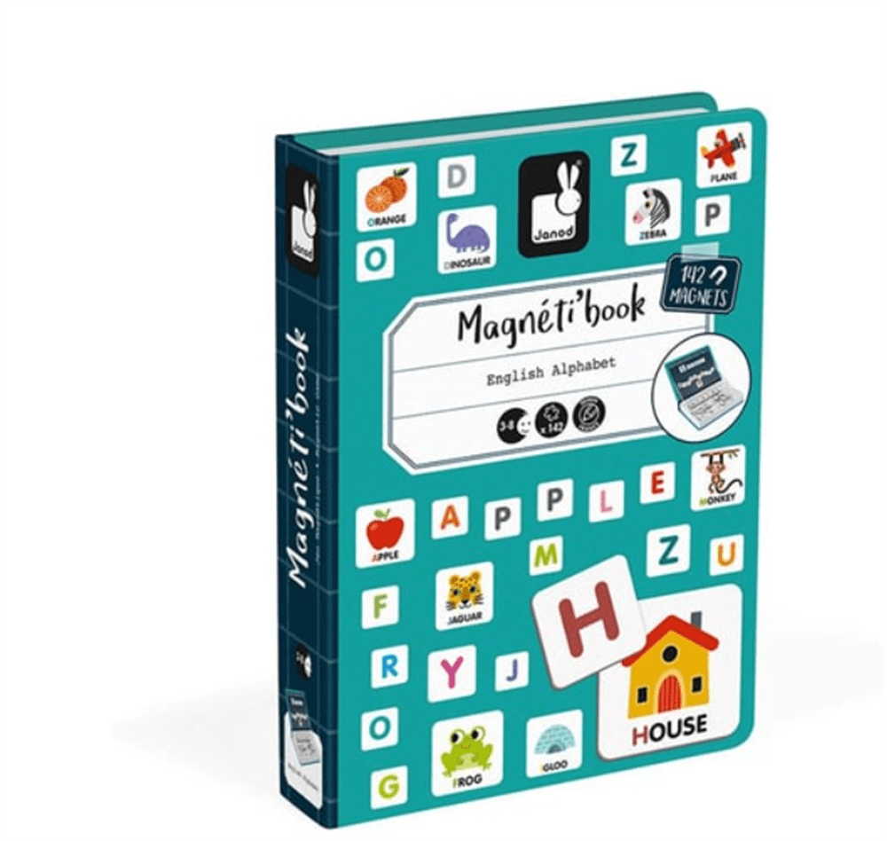 Janod Mıknatıslı Oyun Kitabı - Alfabe resmi