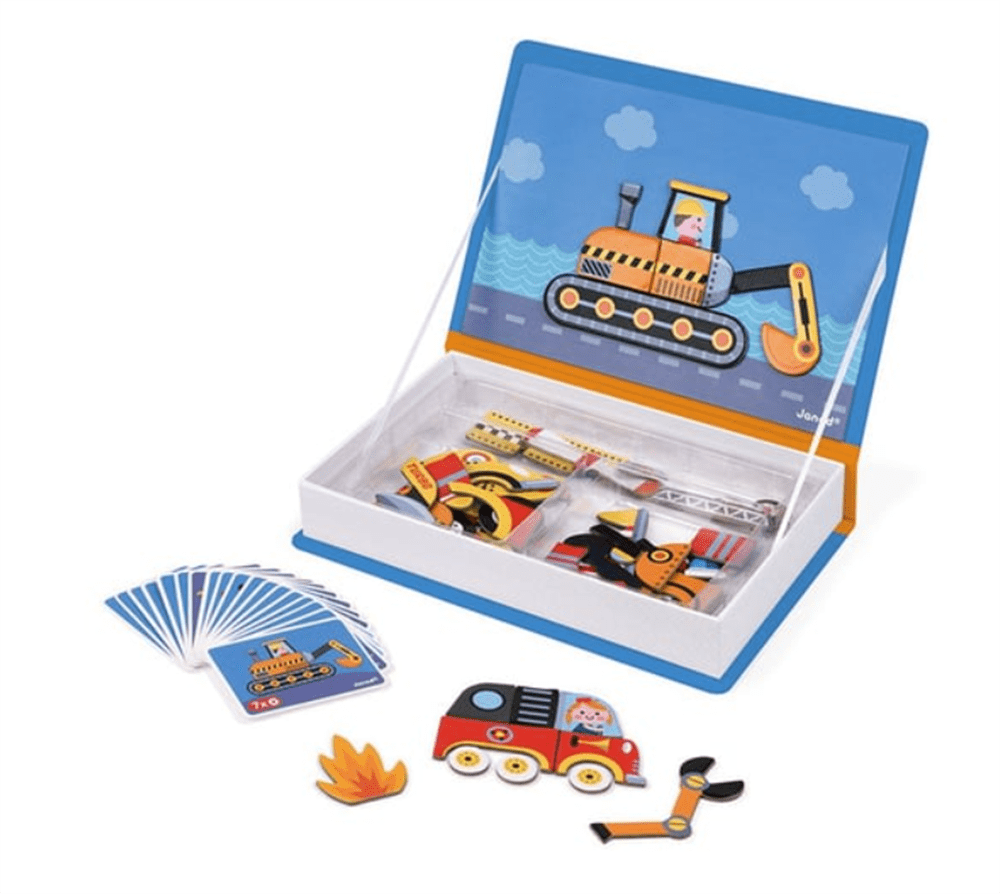 Janod Mıknatıslı Oyun Kitabı - Araçlar resmi