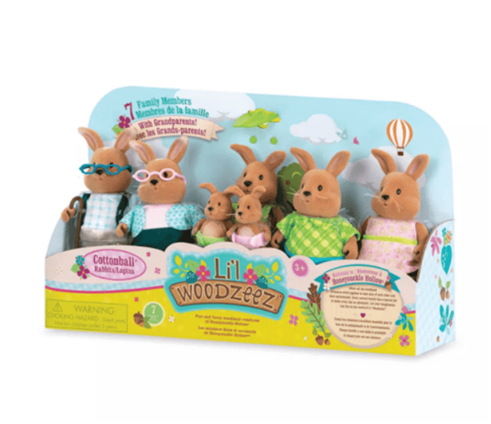 Li'l Woodzeez Tavşan Ailesi resmi