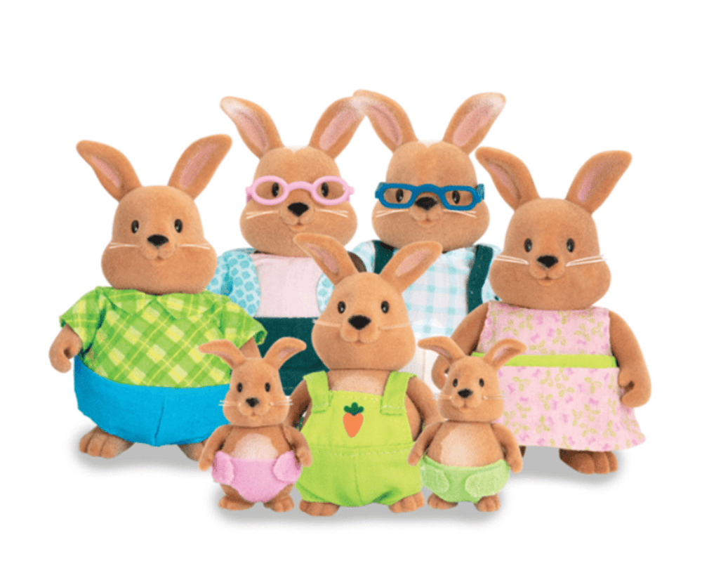 Li'l Woodzeez Tavşan Ailesi resmi