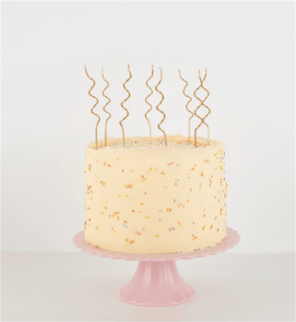 Altın Kıvrımlı Mumlar 20’li resmi