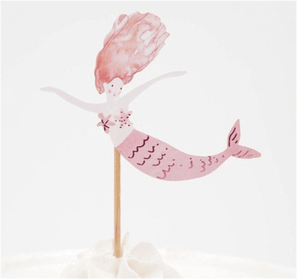 Deniz Kızı Cupcake Kit resmi