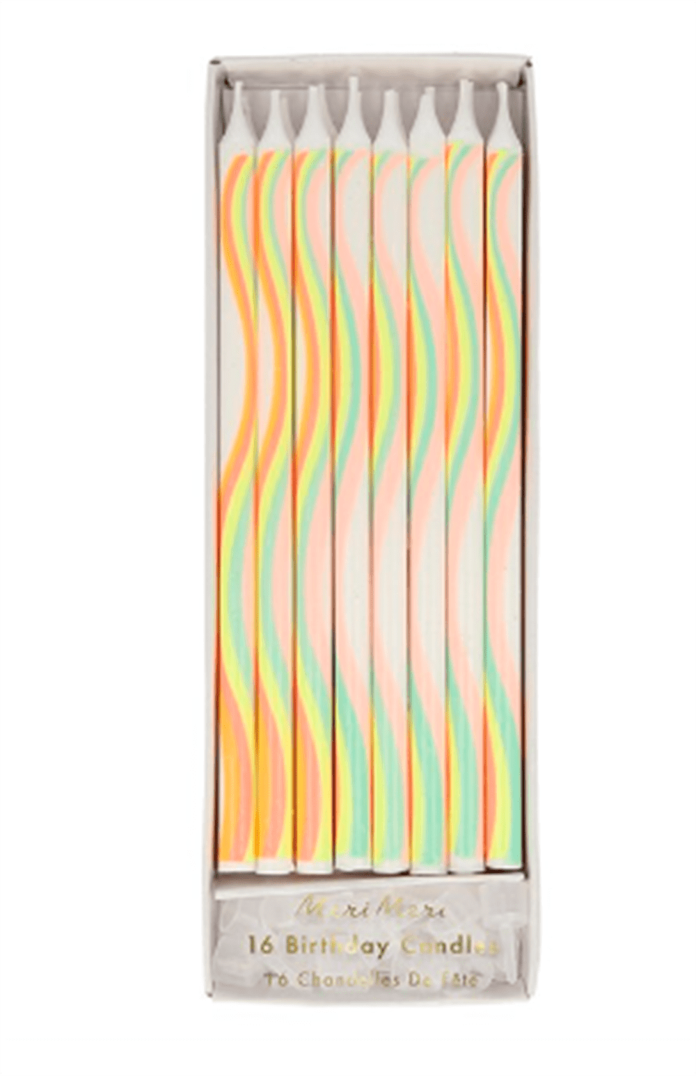 Gökkuşağı Desenli Mumlar resmi