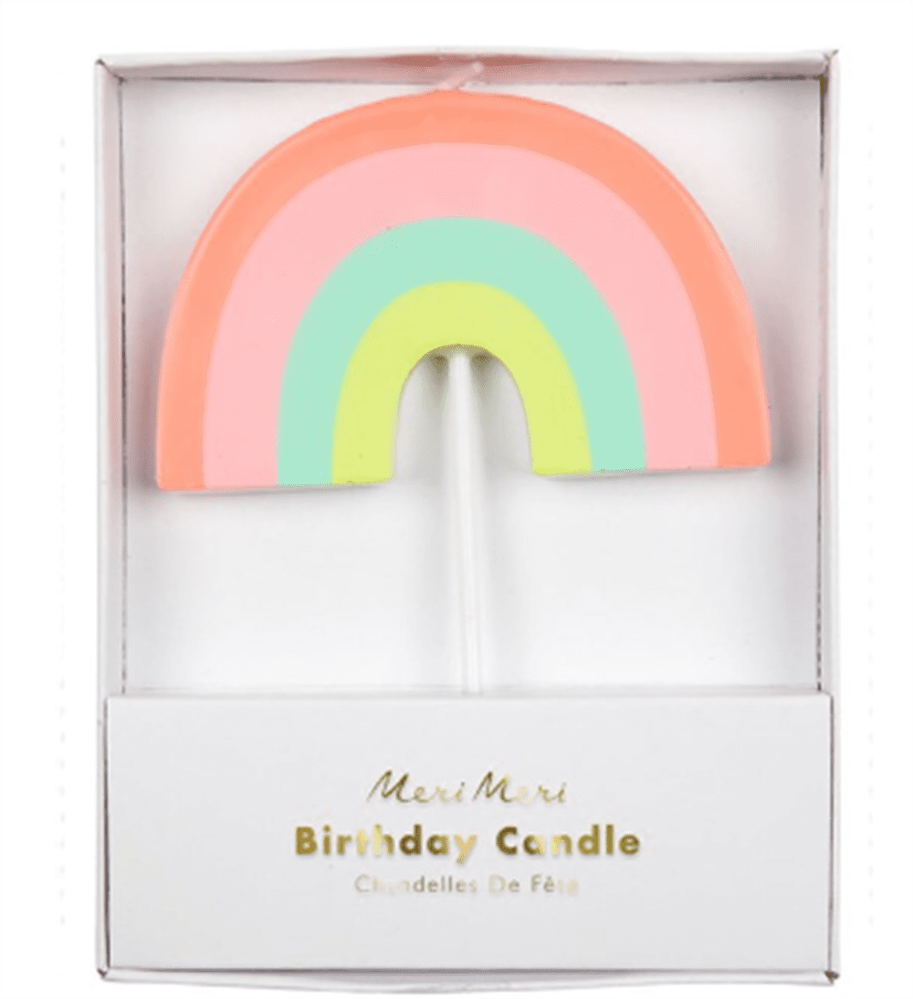 Gökkuşağı Mum resmi