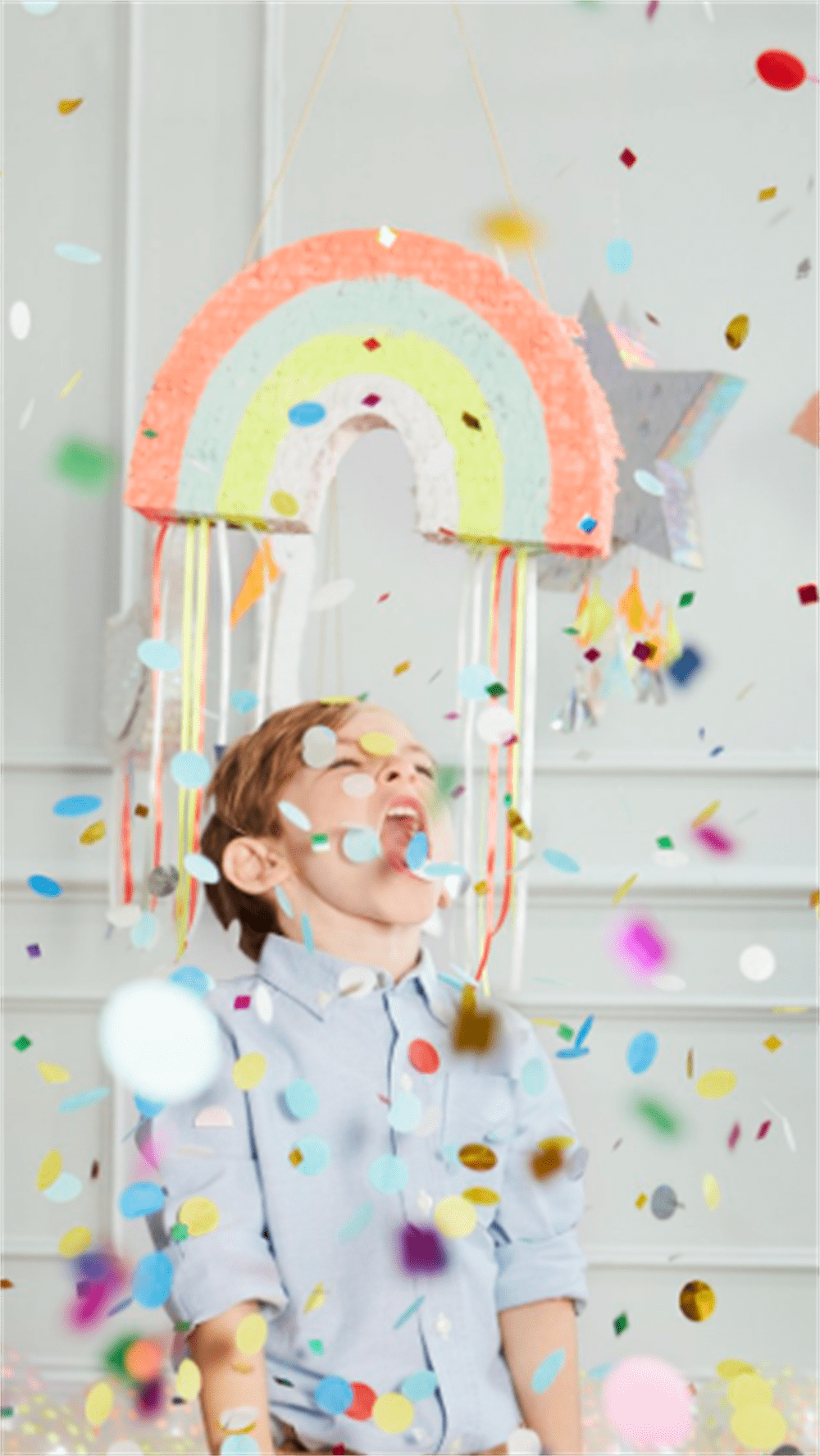 Gökkuşağı Pinyata resmi