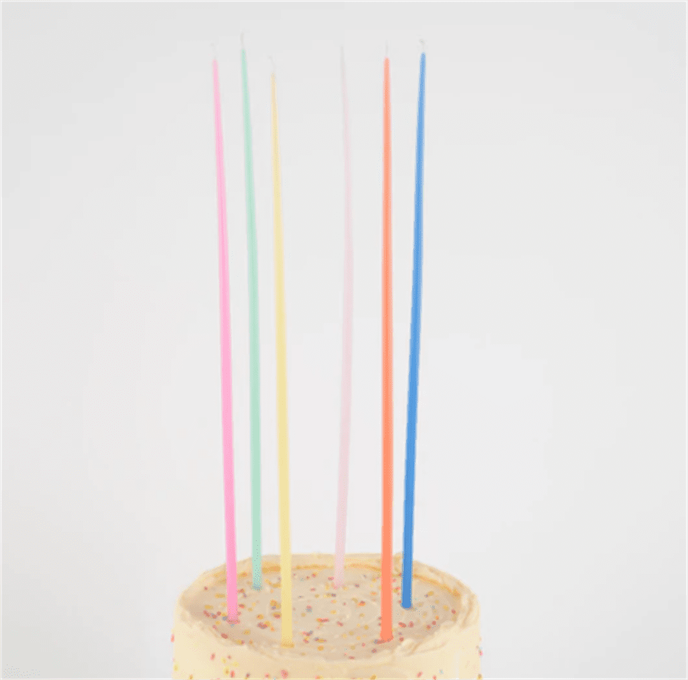 Karışık Uzun Mumlar 12’li resmi