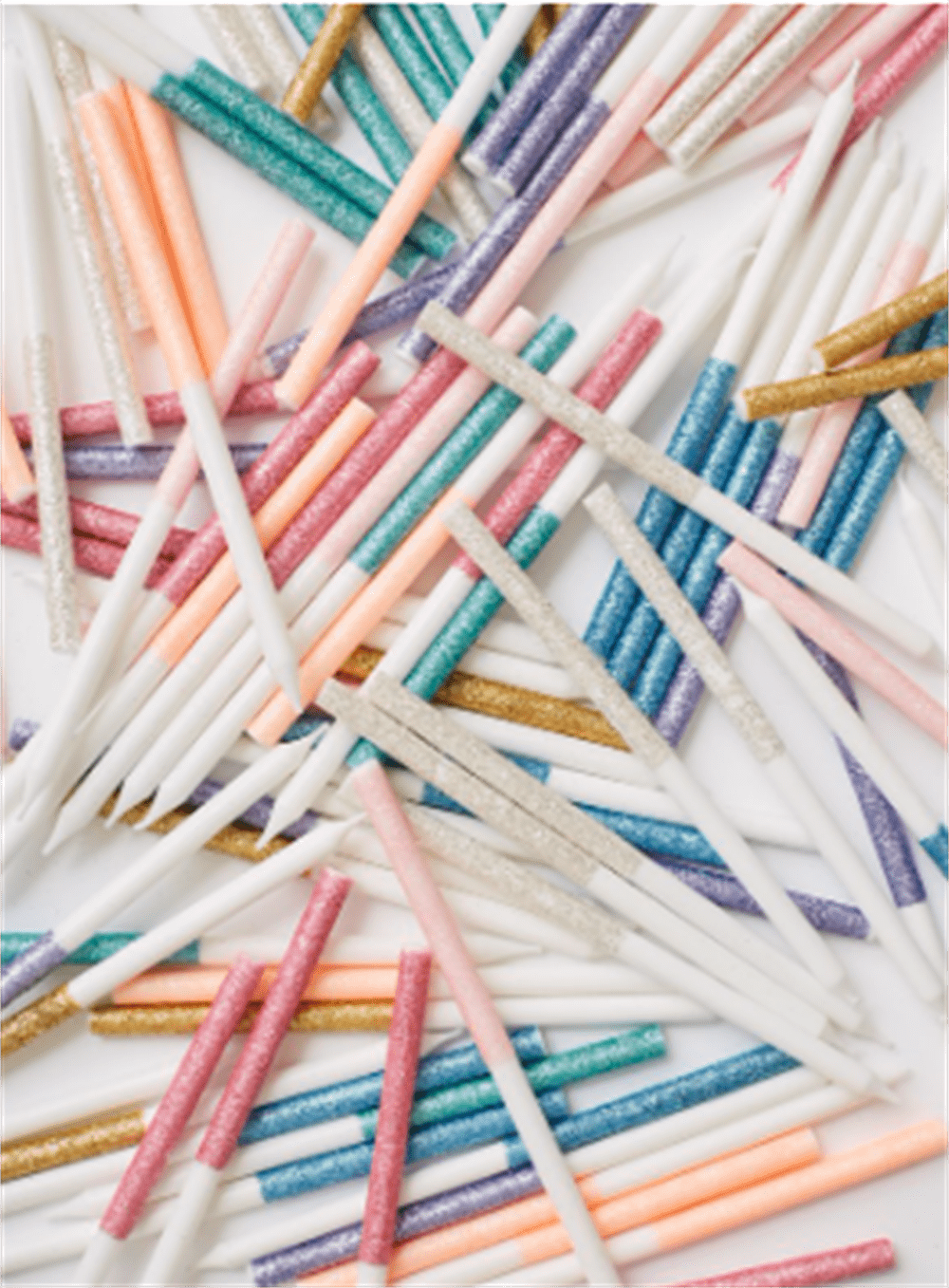 Koyu Pembe Simli Mumlar resmi