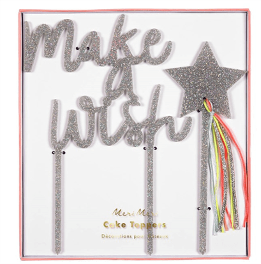 Make A Wish Akrilik Pasta Süsü resmi