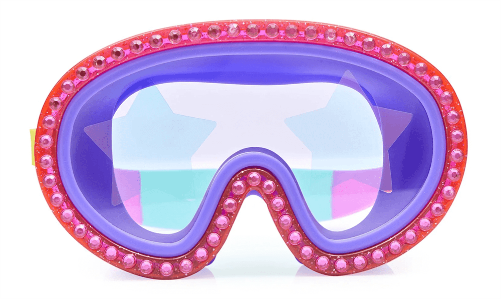 Deniz Gözlüğü Rock Star Glitter Mask Strawberry resmi