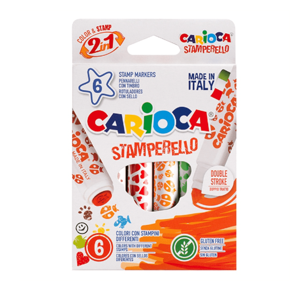 Stamperello Damga Keçeli Kalem 6'lı resmi