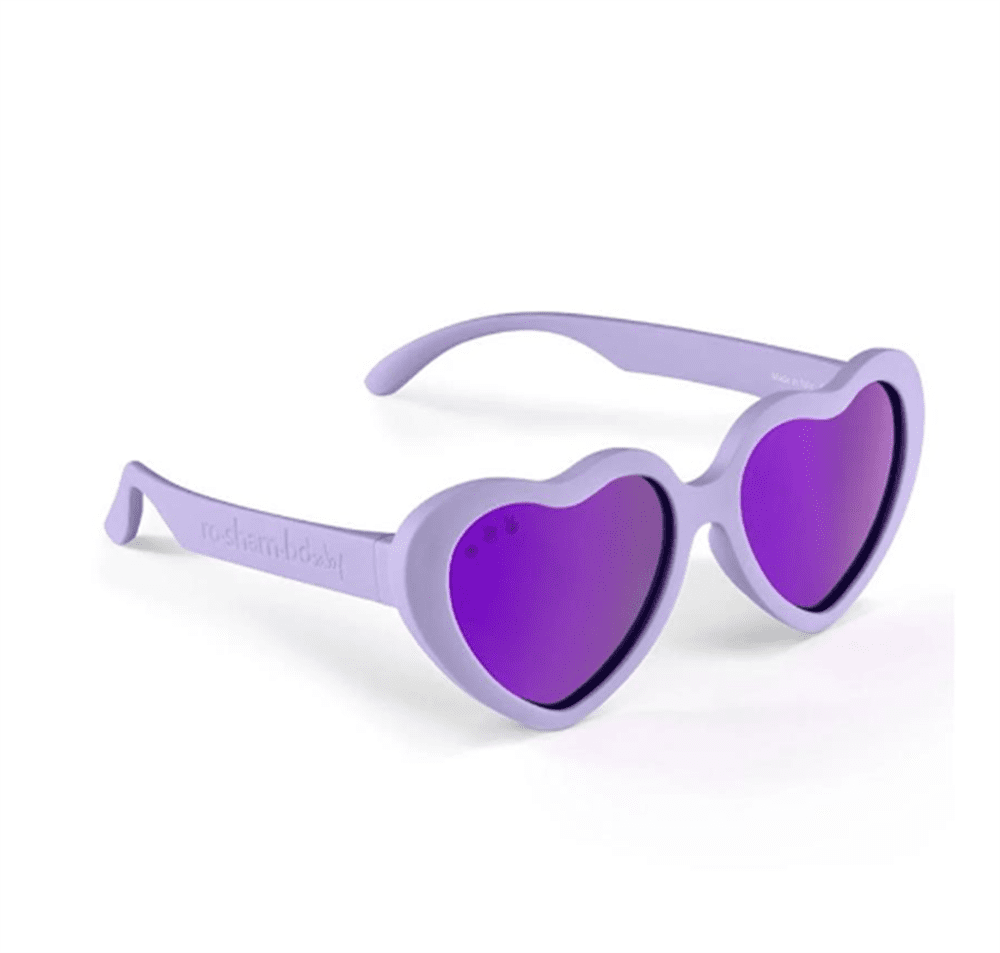 Güneş Gözlüğü Mor Kalp 2-4 Yaş resmi