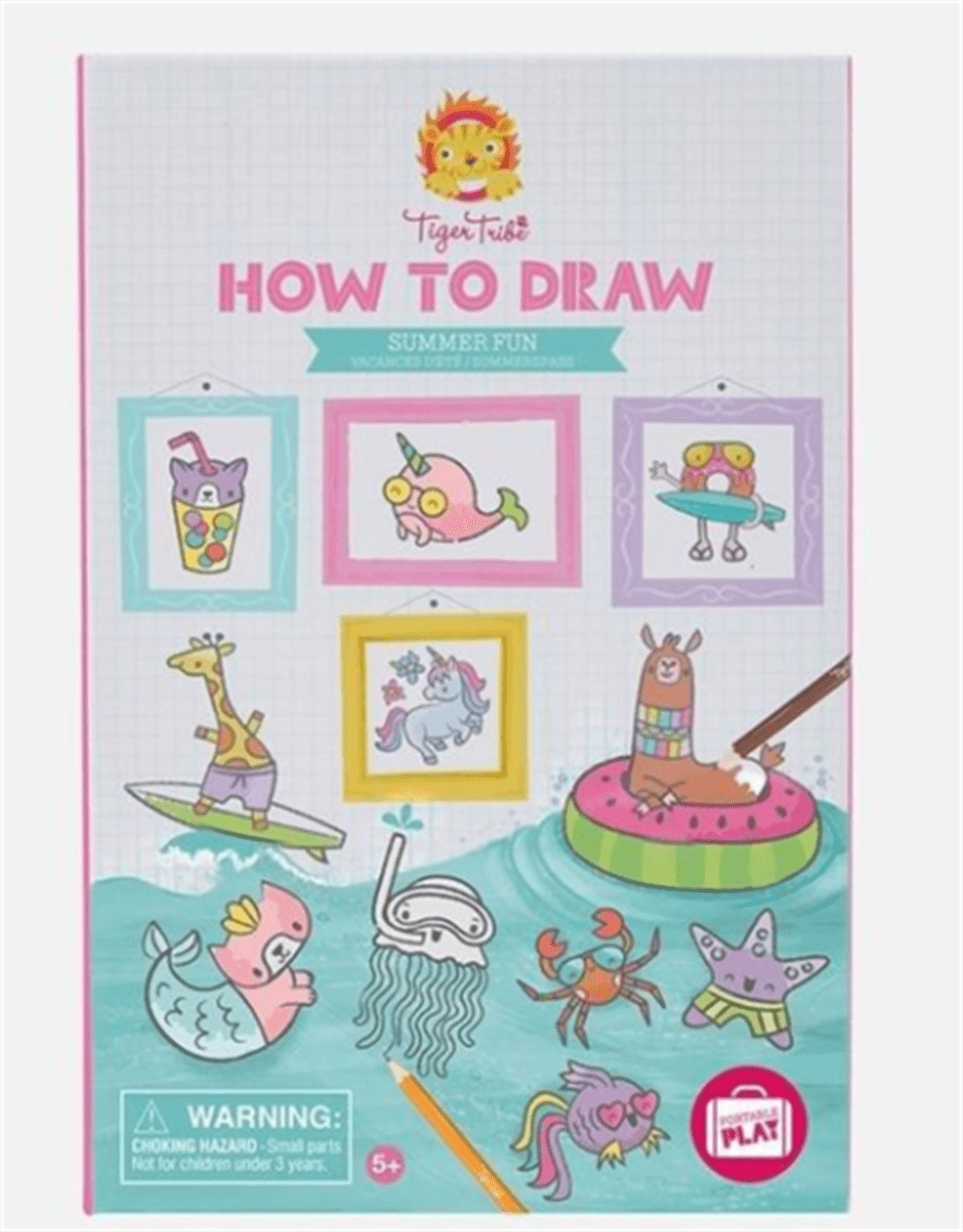 Tiger Tribe Resim Nasıl Çizilir? - Summer Fun resmi