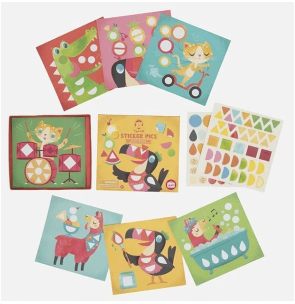 Tiger Tribe Sticker Seti - Crazy Animals resmi