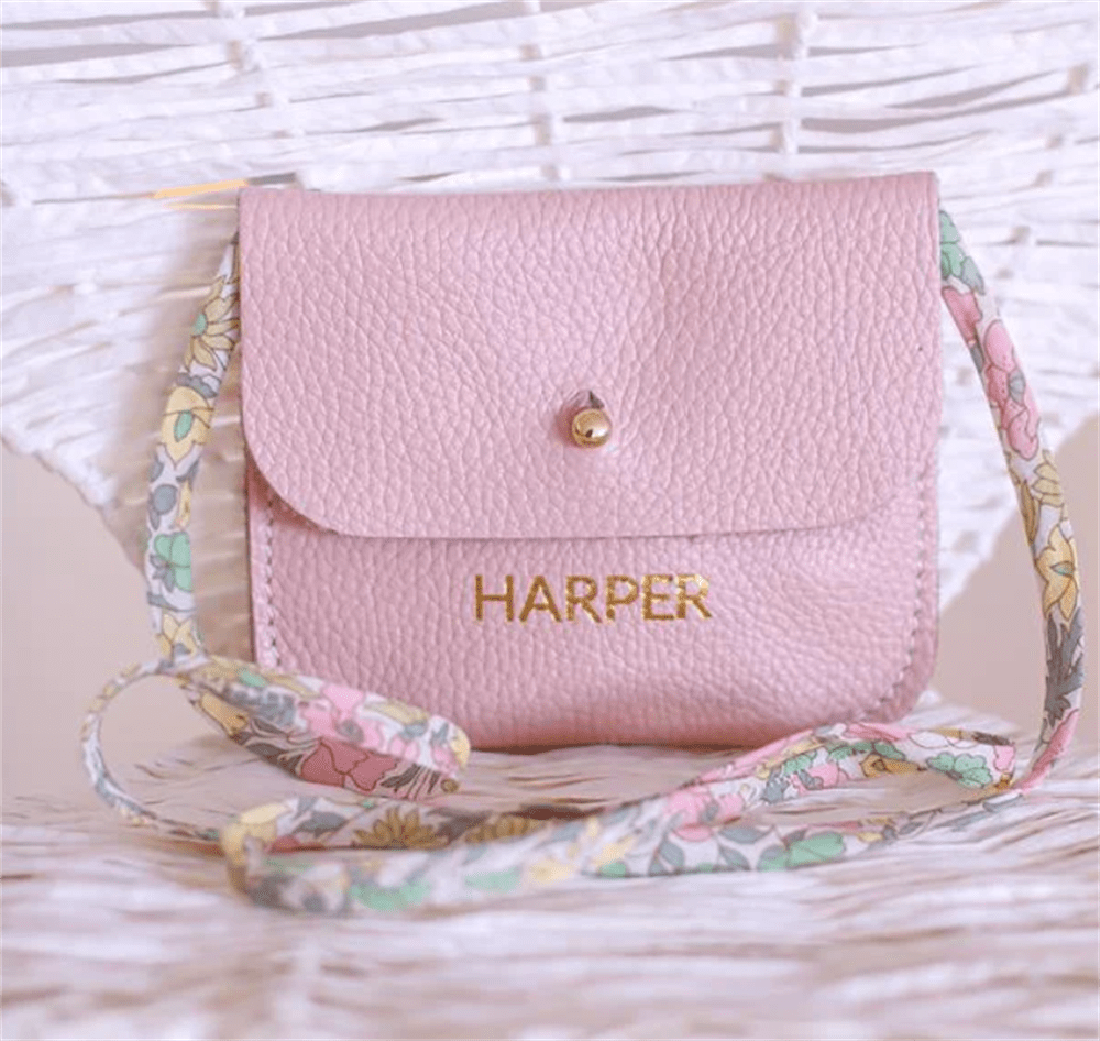 Mini & Kids Deri Çanta Pudra resmi