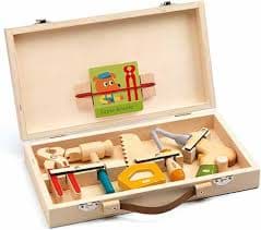 Djeco Ahşap Alet Çantası / Super Bricolo resmi