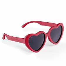 Güneş Gözlüğü Kırmızı Kalp +5 Yaş resmi