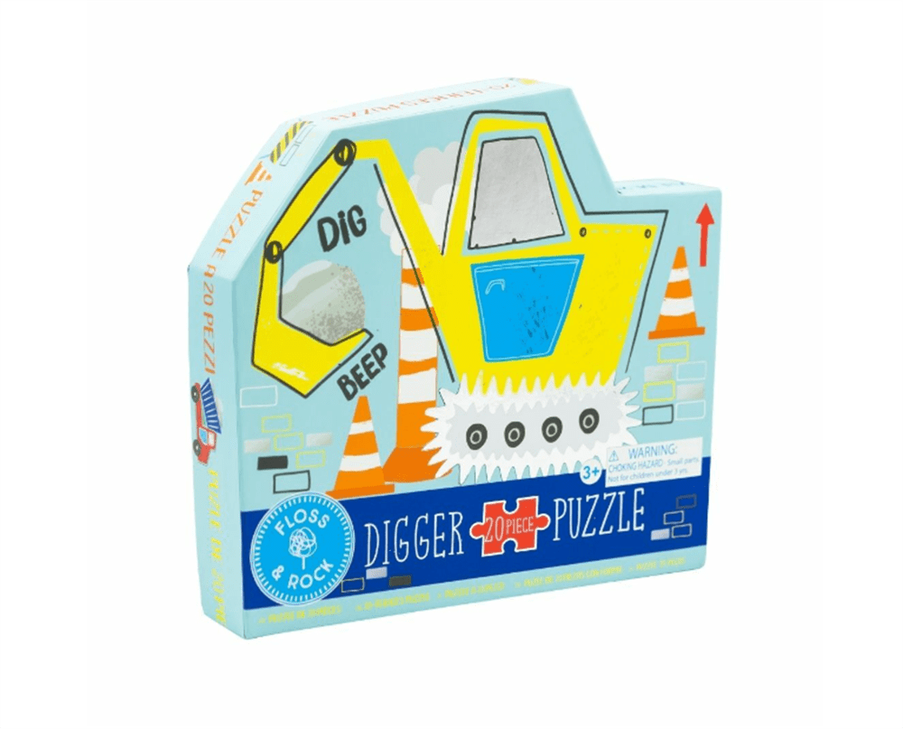 20 Parça İnşaat Makinesi Yapboz resmi