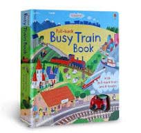 PULL BACK BUSY TRAIN BOOK resmi