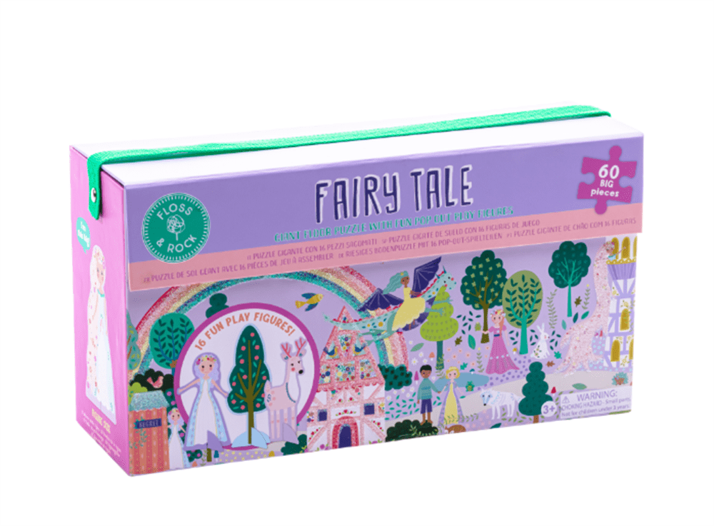 60 Parça Fairy Tale Pop Out Yer Yapbozu resmi