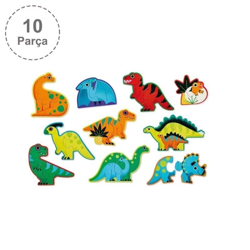 Crocodile Creek İlerleyen Puzzle - Dinozorlar resmi