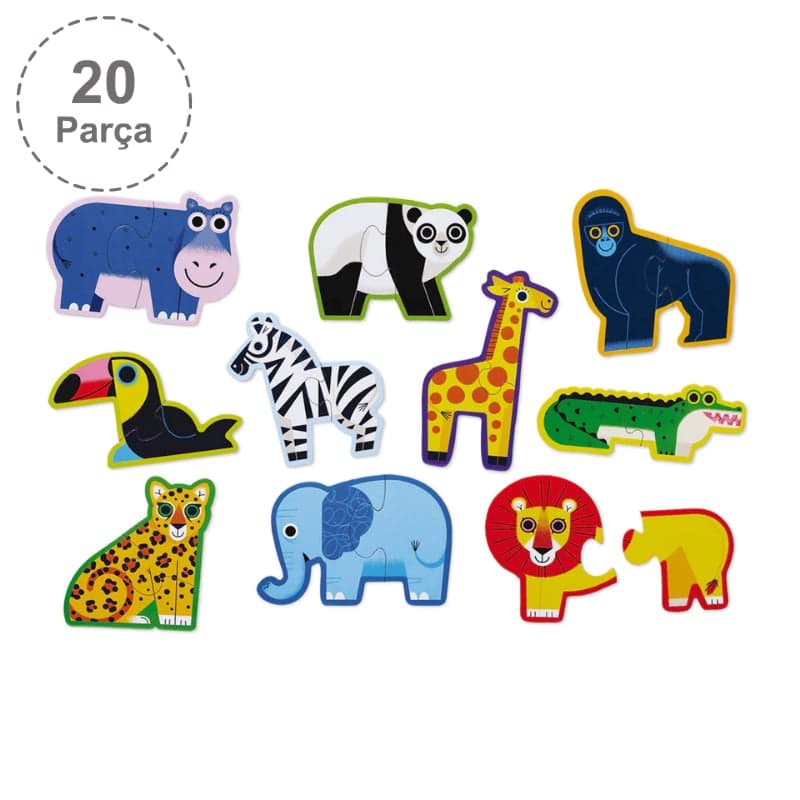 Crocodile Creek İlerleyen Puzzle - Orman resmi