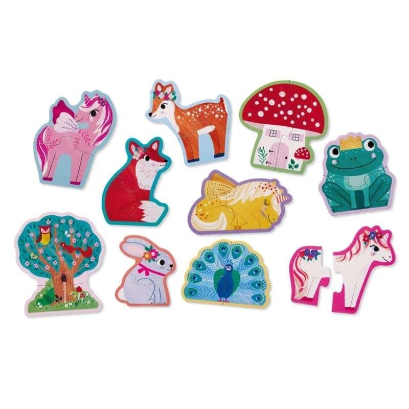 Crocodile Creek İlerleyen Puzzle - Unicorn resmi