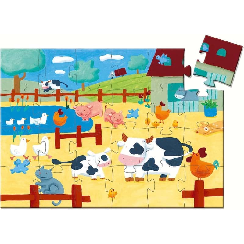 Cows On The Farm 24 Parça Puzzle resmi