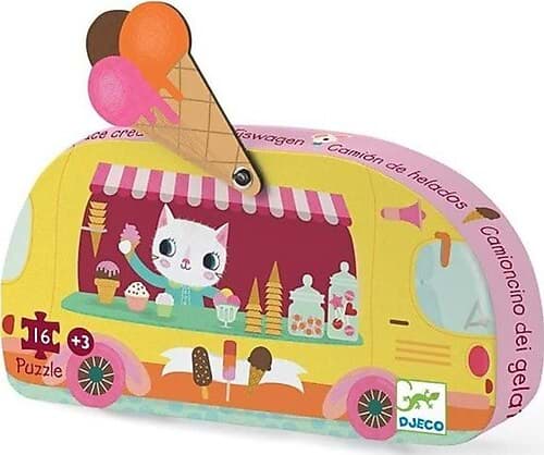Ice Cream Truck Puzzle 16 Parça resmi