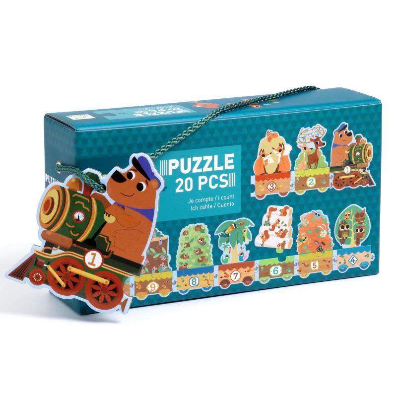 I Count 20 Parça Puzzle resmi