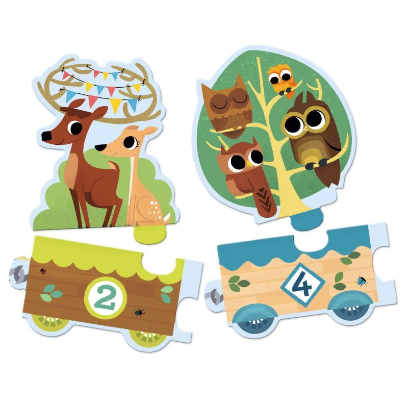 I Count 20 Parça Puzzle resmi