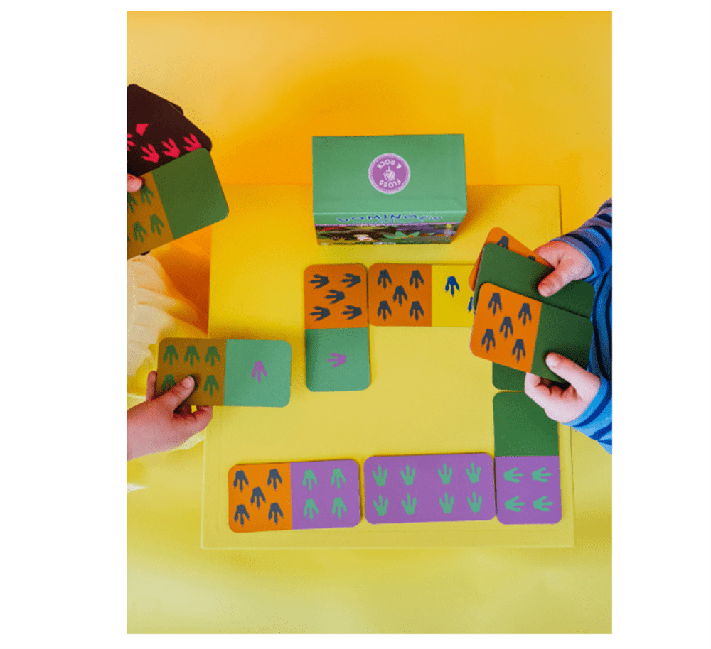 Çift Taraflı Domino Dino resmi