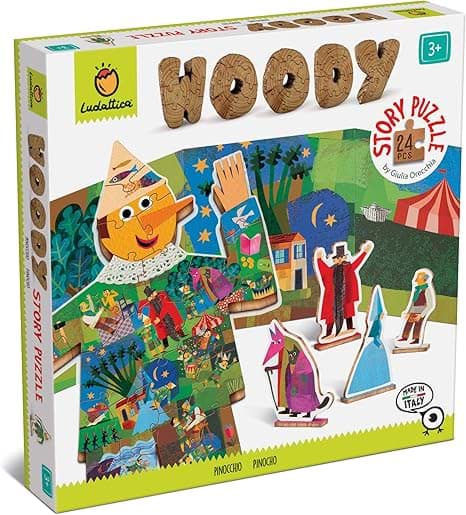 Woody Story Puzzle - Pinocchio 24 Pcs resmi