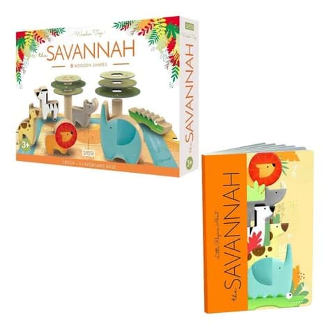 Puzzle - Kitap ve Ahşap Oyuncaklar - Savannah resmi