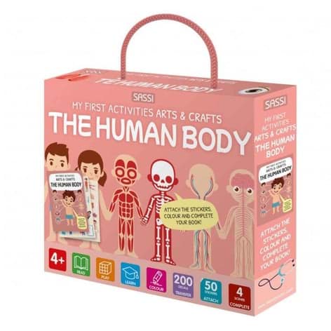 First Activities Arts And Crafts - The Human Body resmi