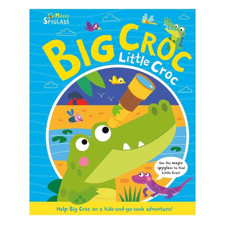Big Croc Little Croc - Magic Spyglass Board Book resmi