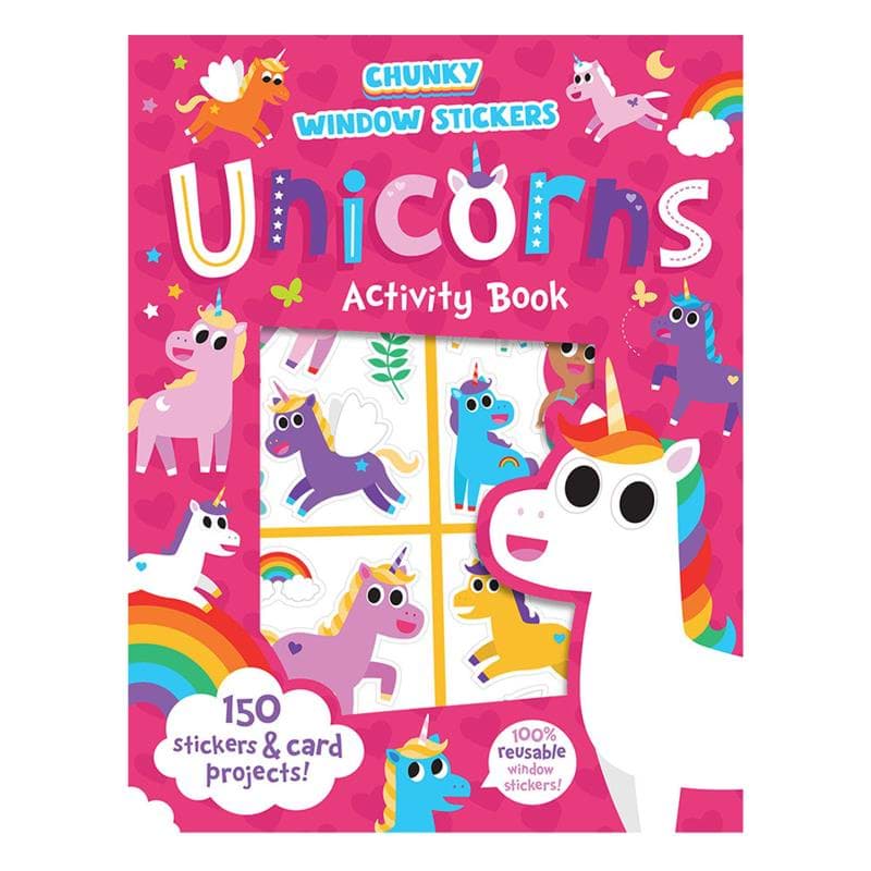 Chunky Window Stickers - Unicorn Activty Book resmi