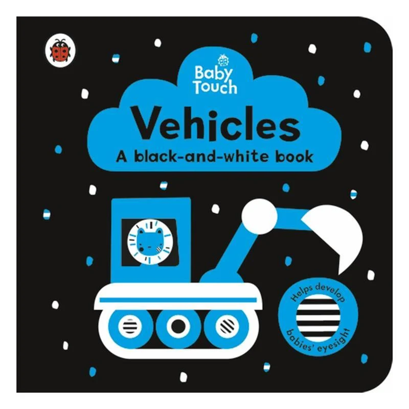 Baby Touch - Vehicles Black And White Book resmi
