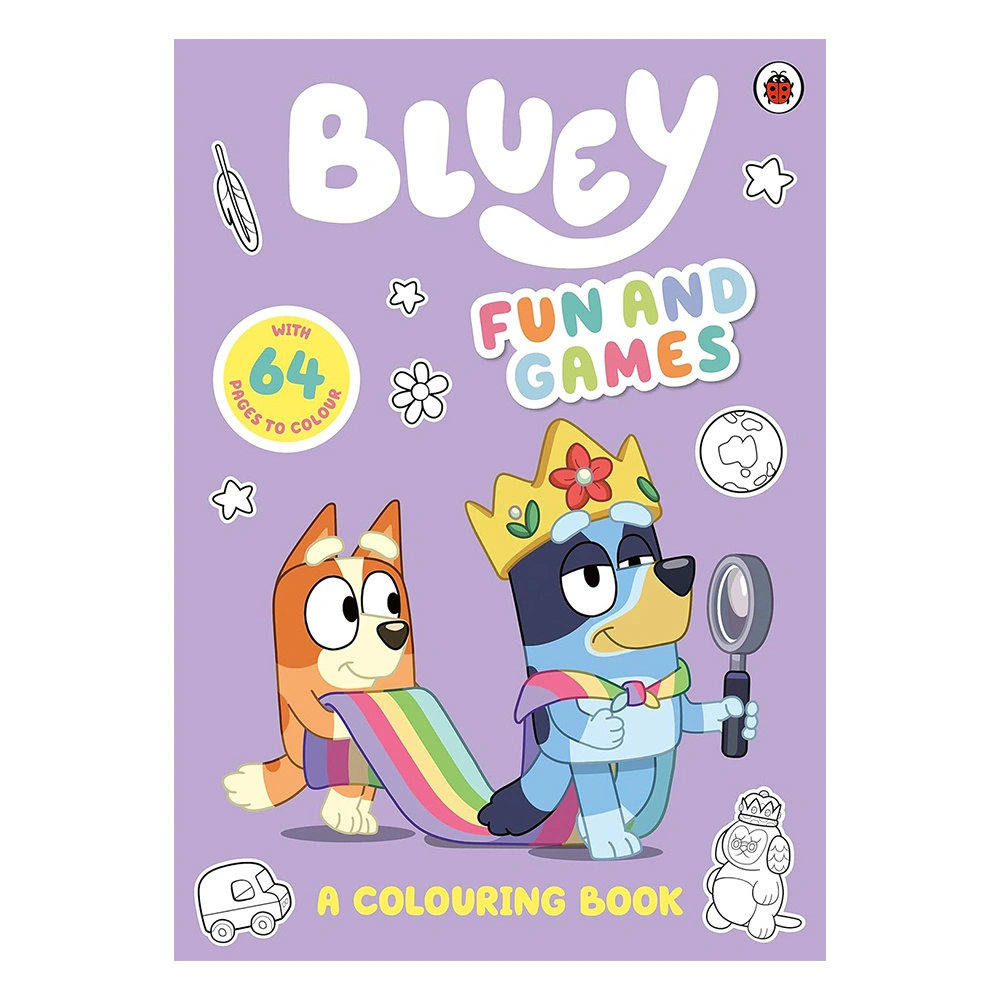 Bluey - Fun and Games Colouring Book resmi