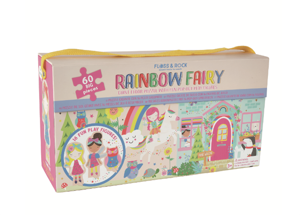 Floss & Rock 60 Parça Yer Yapbozu Rainbow resmi