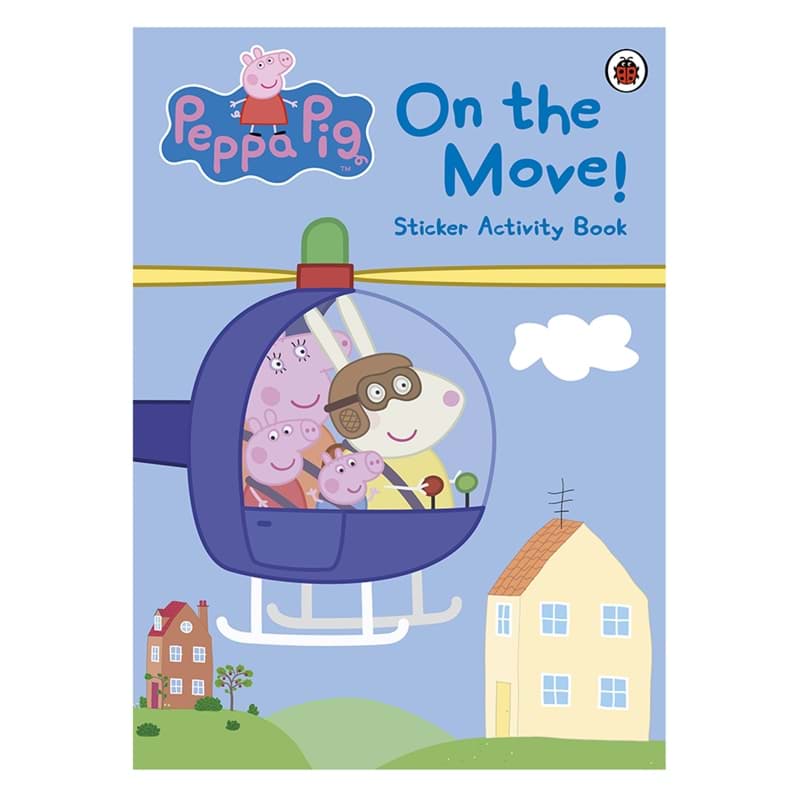 PEPPA PIG - ON THE MOVE STICKER ACTIVITY resmi