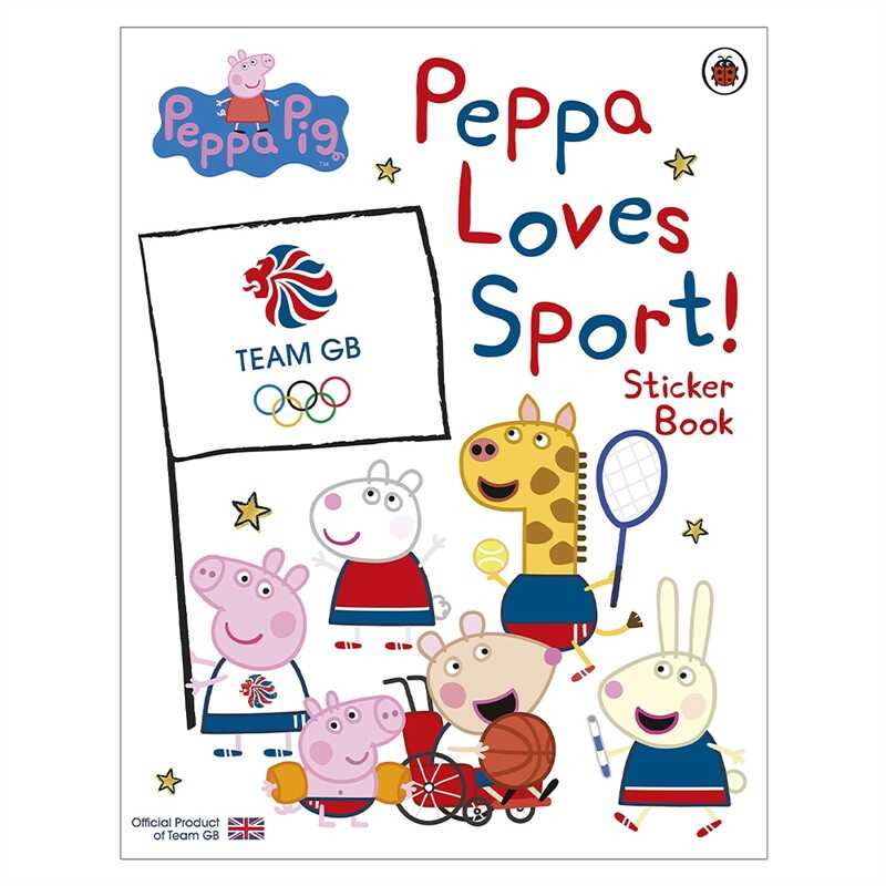 PEPPA PIG - PEPPA LOVES SPORT! STICKER BOOK resmi