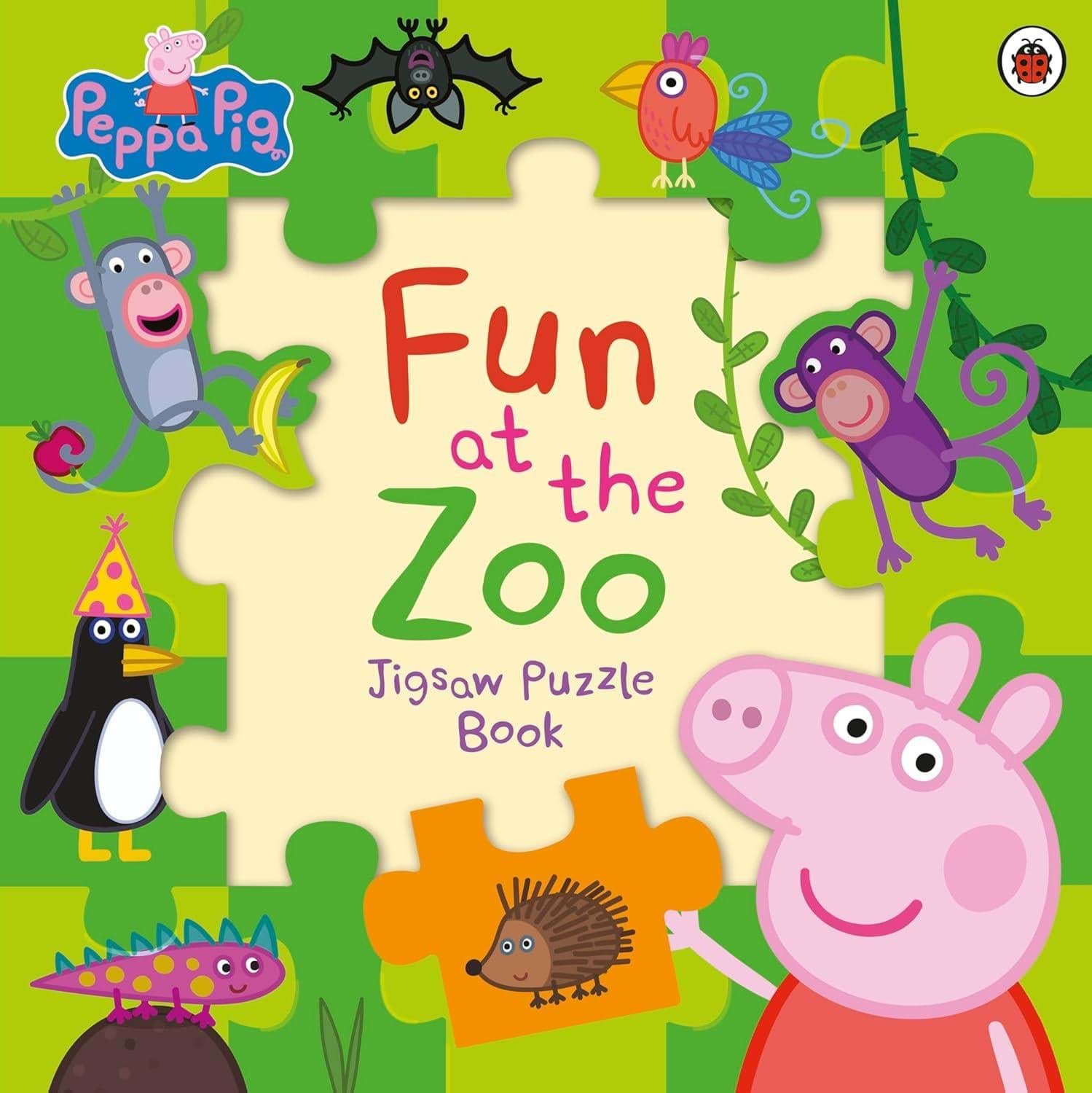 Peppa Pig - Fun at the Zoo Jigsaw Puzzle Book resmi