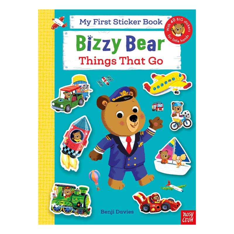 Bizzy Bear - My First Sticker Book Things That Go resmi