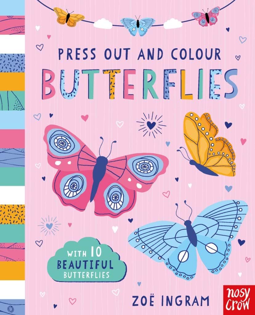 Press Out And Colour: Butterflies resmi